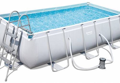 בריכה מלבנית Bestway 56441 404X201X100 כולל משאבת פילטר 530 גלון
