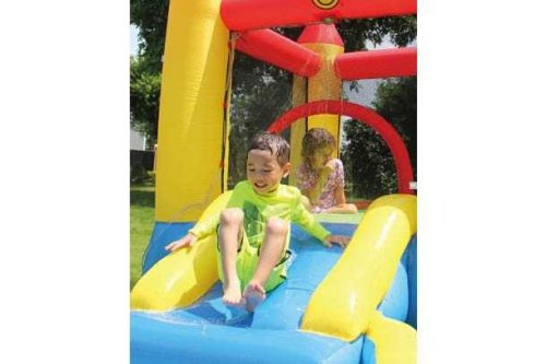 מתנפח לחצר מתקן משולב מגלשה וקפיצה דגם 9049 – חדש
