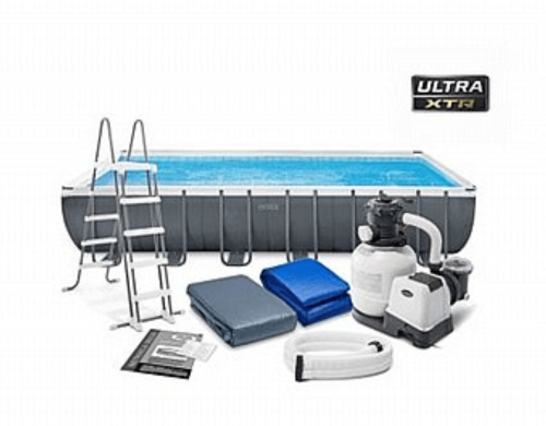 ⁦בריכת INTEX מלבנית אולטרה  132*366*732 xtr⁩ – תמונה ⁦2⁩