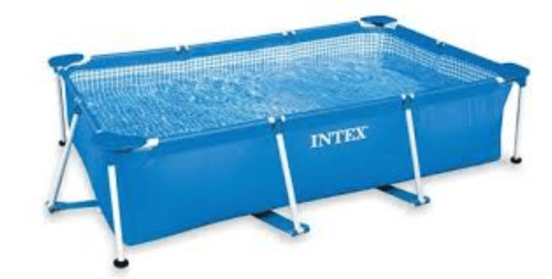 ⁦בריכת  BESTWAY עמודים מלבנית 221X150X43⁩ – תמונה ⁦3⁩