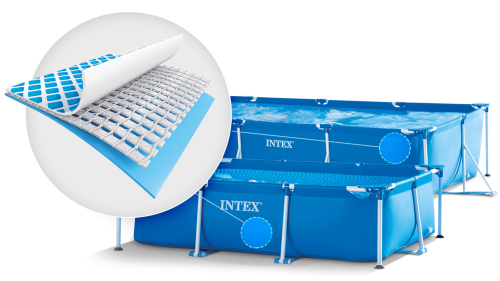 ⁦בריכת INTEX עמודים מלבנית  450x220x84⁩ – תמונה ⁦2⁩