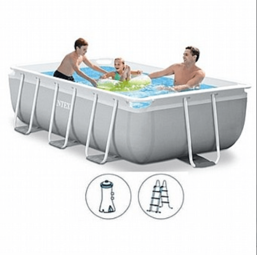 בריכת INTEX מלבנית אולטרה 100*200*400, סדרת PRISM FRAME, דגם 26788