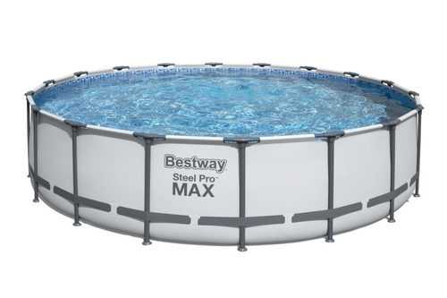 בריכת שחייה עגולה לחצר ולגינה Bestway Steel Pro דגם 56260 - 3.66x1.00 מטר מבית החצר של אלי